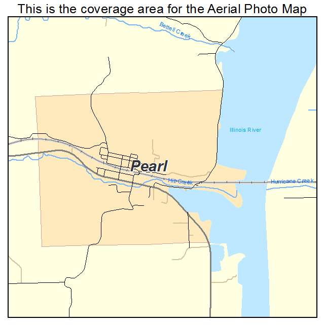 Pearl, IL location map 