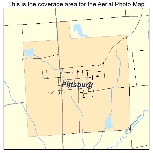 Pittsburg, IL location map 