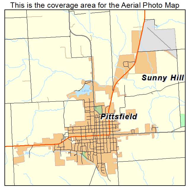 Pittsfield, IL location map 