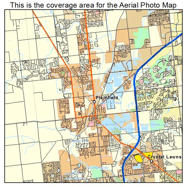 Plainfield, IL location map 