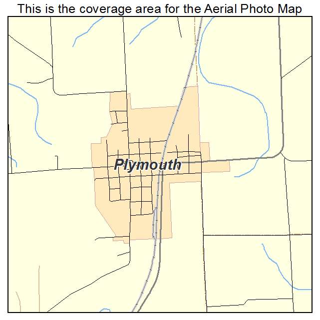 Plymouth, IL location map 