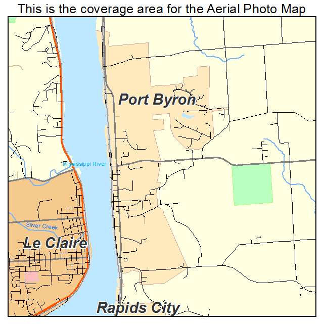 Port Byron, IL location map 