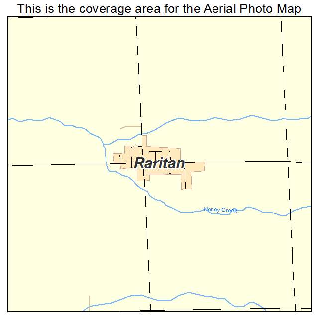 Raritan, IL location map 