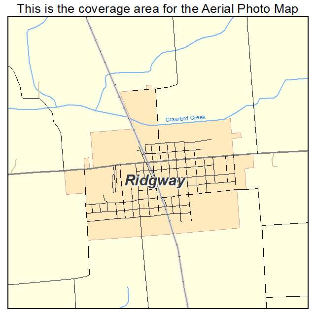 Ridgway, IL location map 