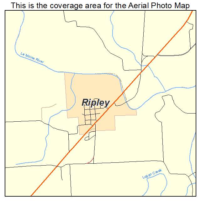 Ripley, IL location map 