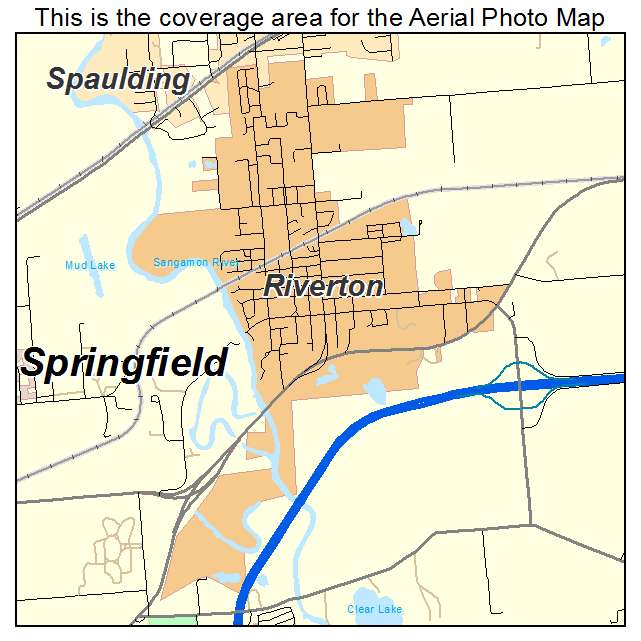 Riverton, IL location map 