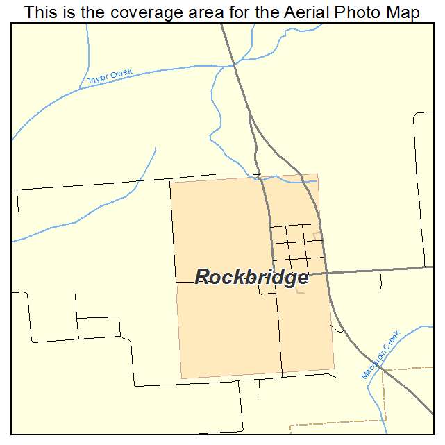 Rockbridge, IL location map 