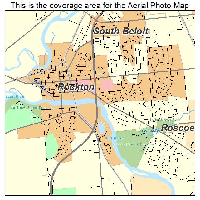 Rockton, IL location map 