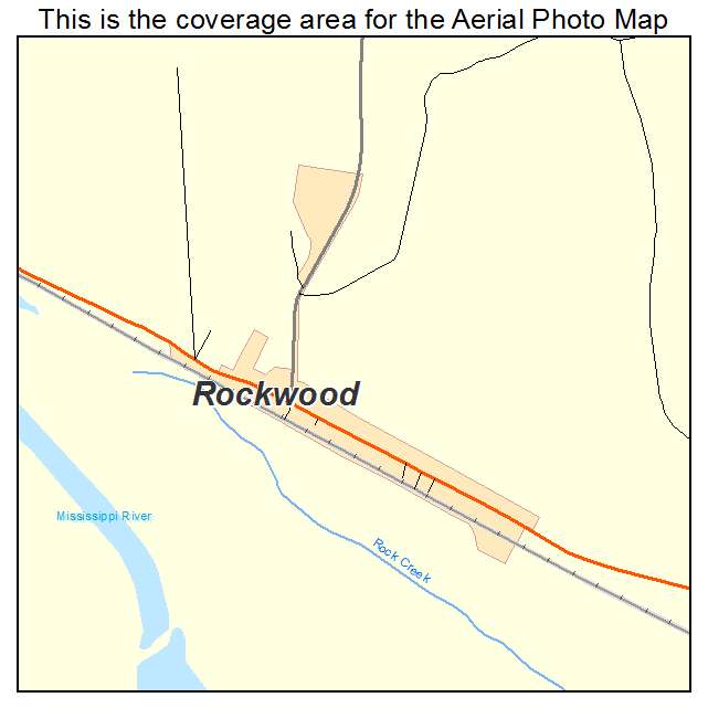 Rockwood, IL location map 