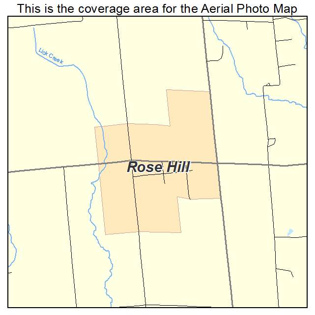 Rose Hill, IL location map 