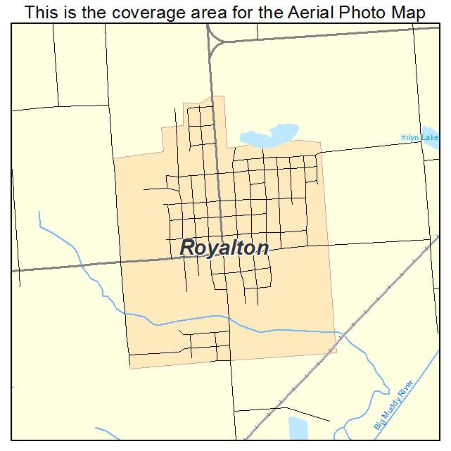 Royalton, IL location map 