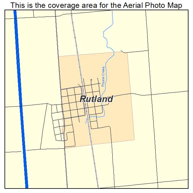 Rutland, IL location map 