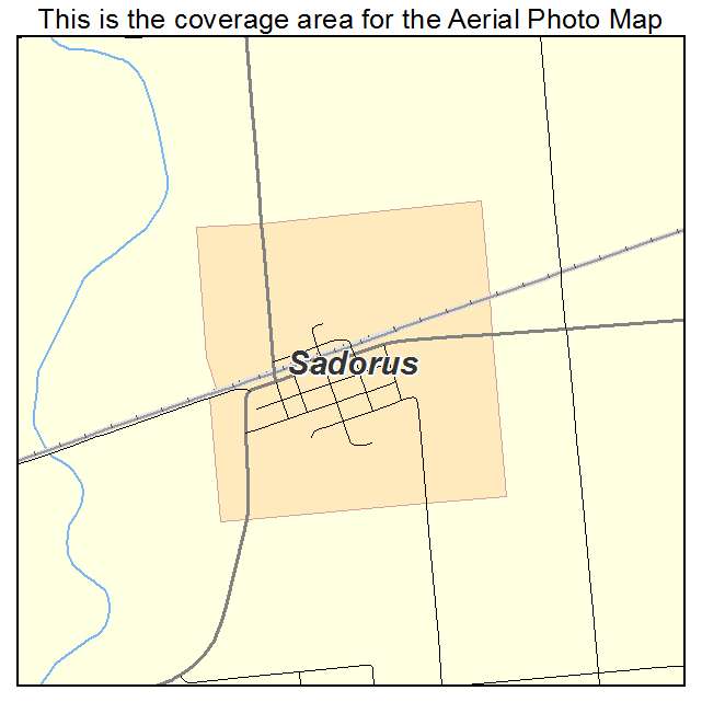 Sadorus, IL location map 