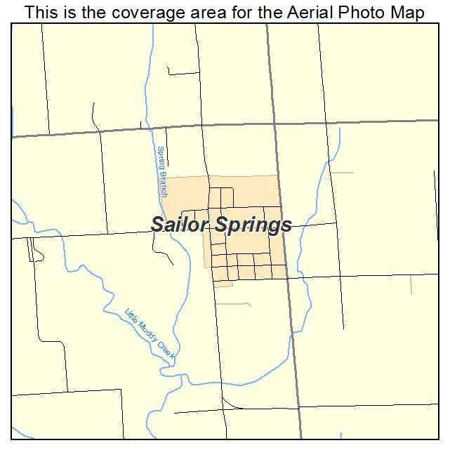 Sailor Springs, IL location map 