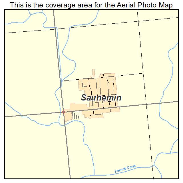 Saunemin, IL location map 