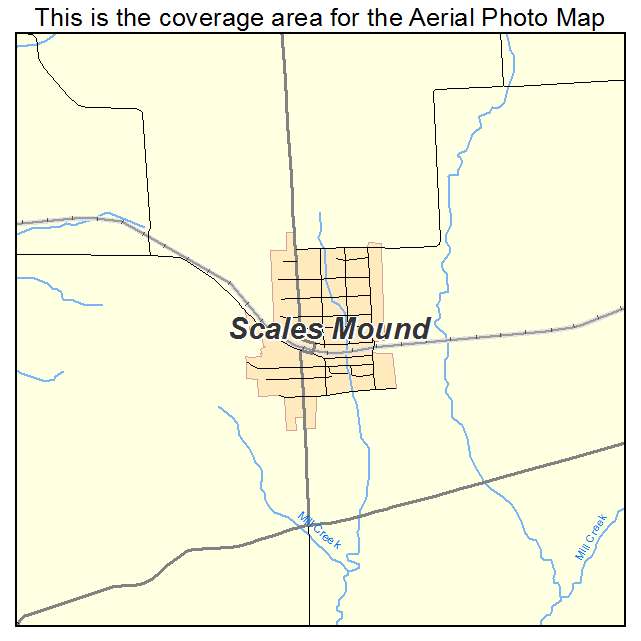 Scales Mound, IL location map 