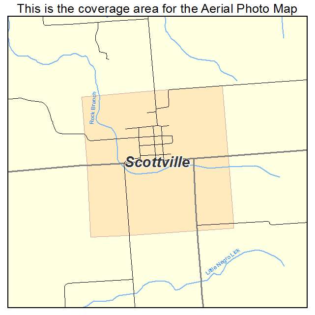 Scottville, IL location map 