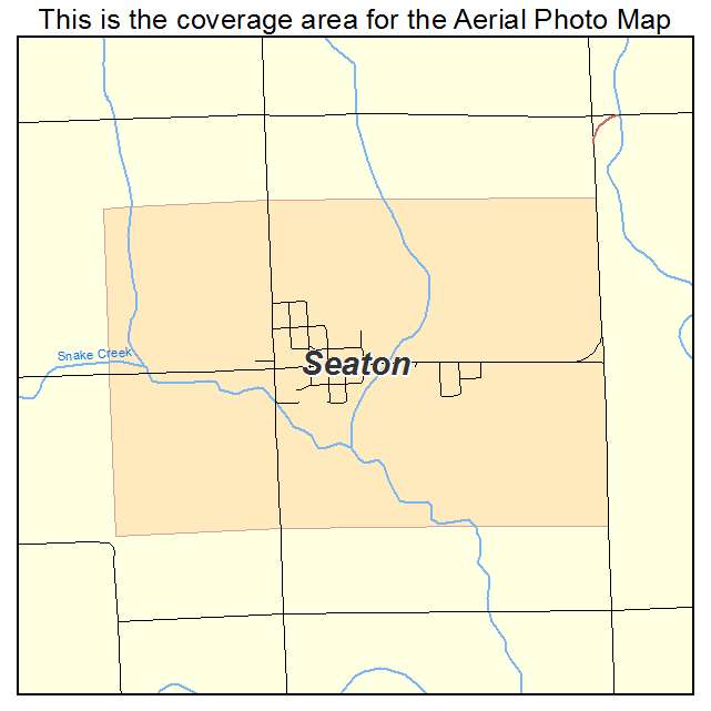 Seaton, IL location map 