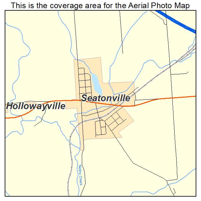 Seatonville, IL location map 