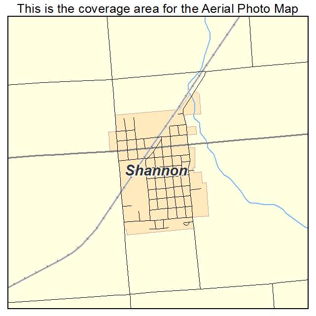 Shannon, IL location map 
