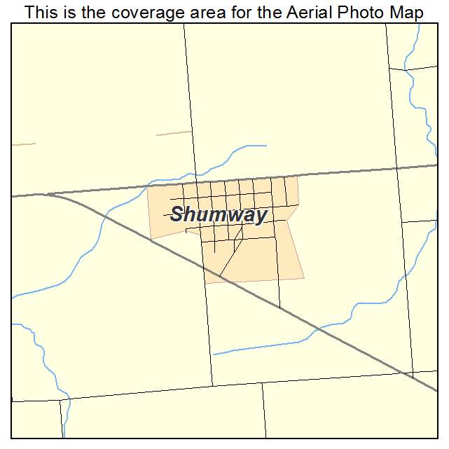 Shumway, IL location map 