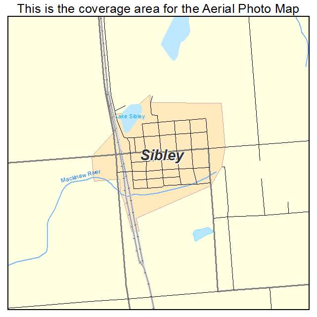 Aerial Photography Map of Sibley, IL Illinois
