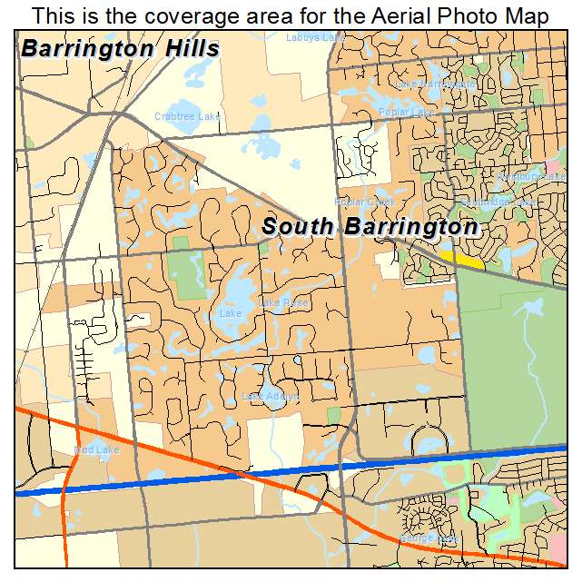 South Barrington, IL location map 
