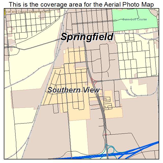 Southern View, IL location map 