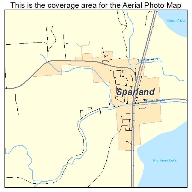 Sparland, IL location map 