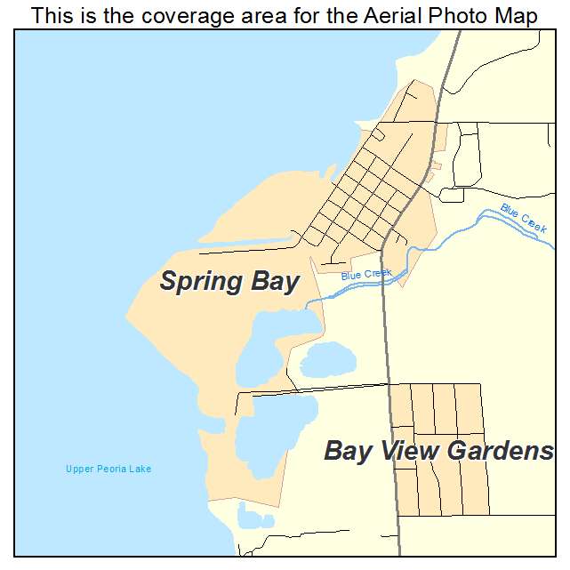 Spring Bay, IL location map 