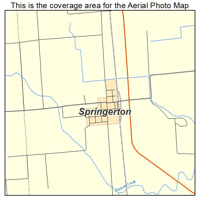 Springerton, IL location map 