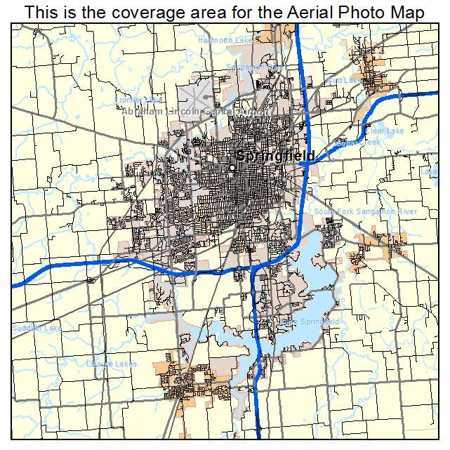 Springfield, IL location map 
