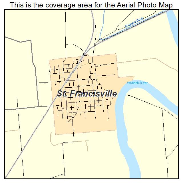 St Francisville, IL location map 