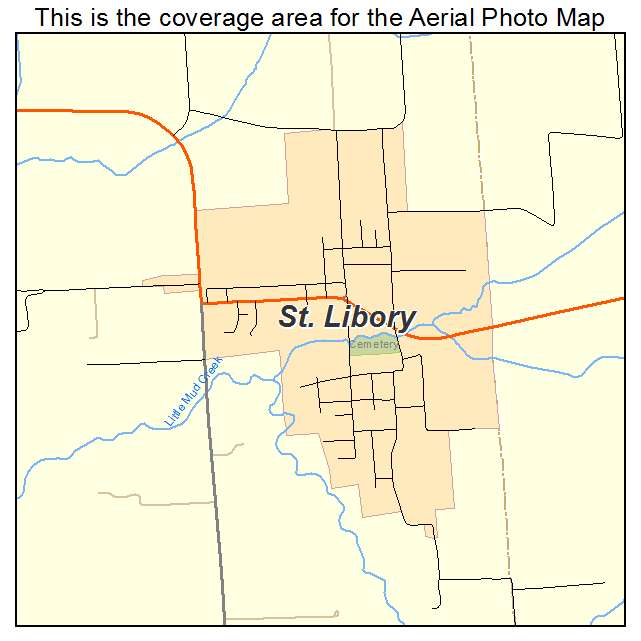 St Libory, IL location map 
