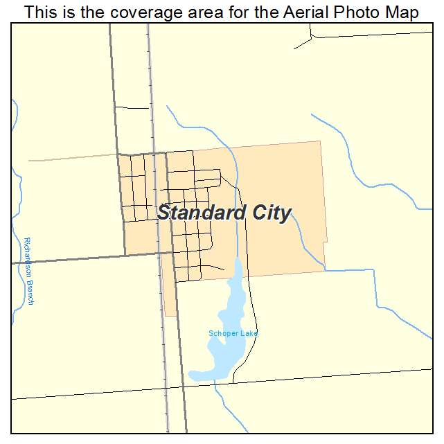Standard City, IL location map 