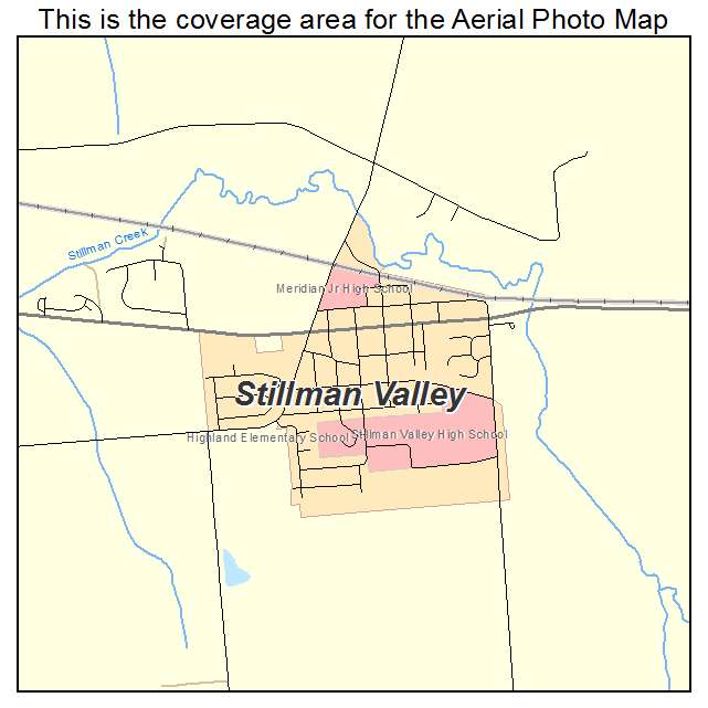 Stillman Valley, IL location map 