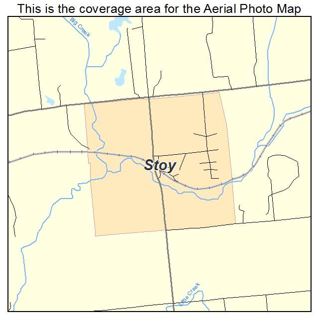 Stoy, IL location map 