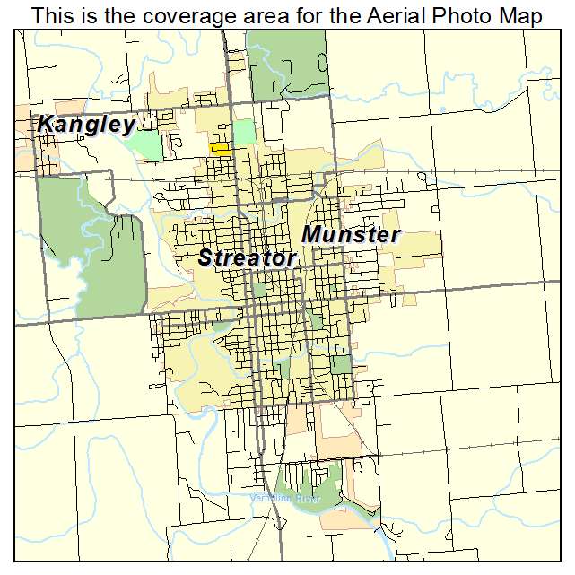 Streator, IL location map 