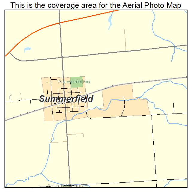 Summerfield, IL location map 