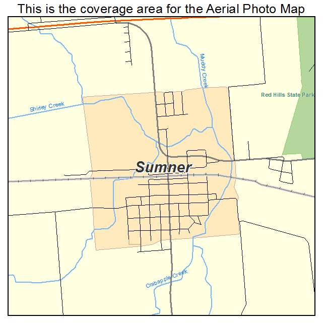 Sumner, IL location map 