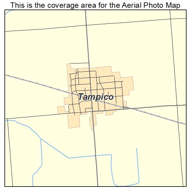 Tampico, IL location map 