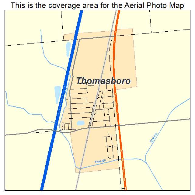 Thomasboro, IL location map 