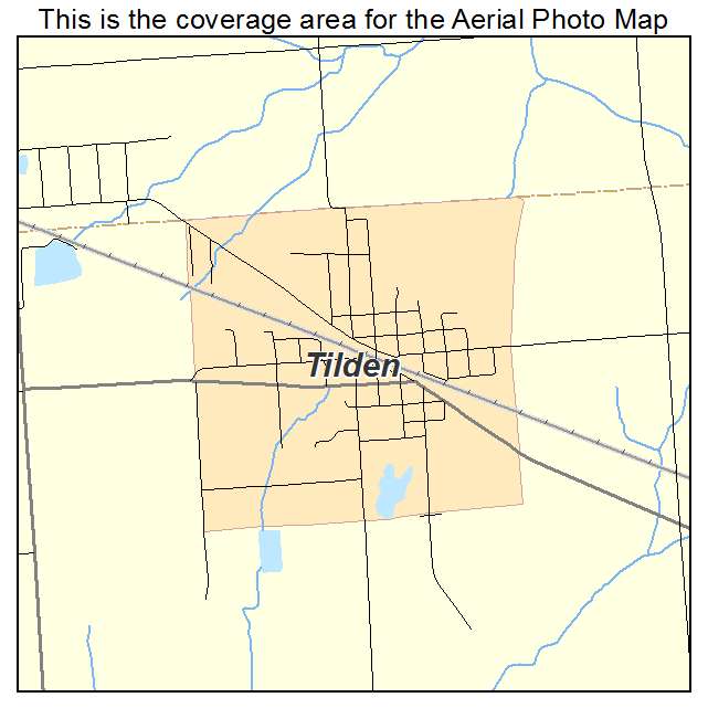 Tilden, IL location map 