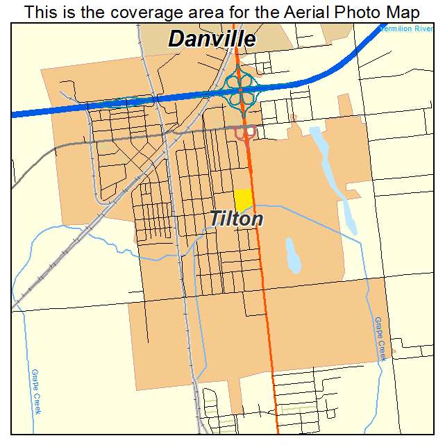 Tilton, IL location map 