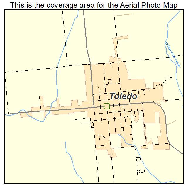 Toledo, IL location map 