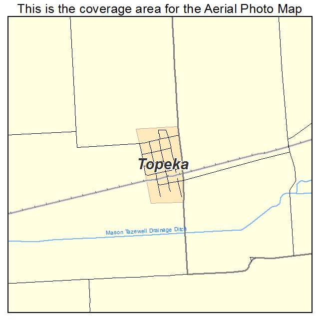 Topeka, IL location map 