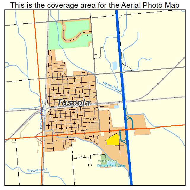 Tuscola, IL location map 