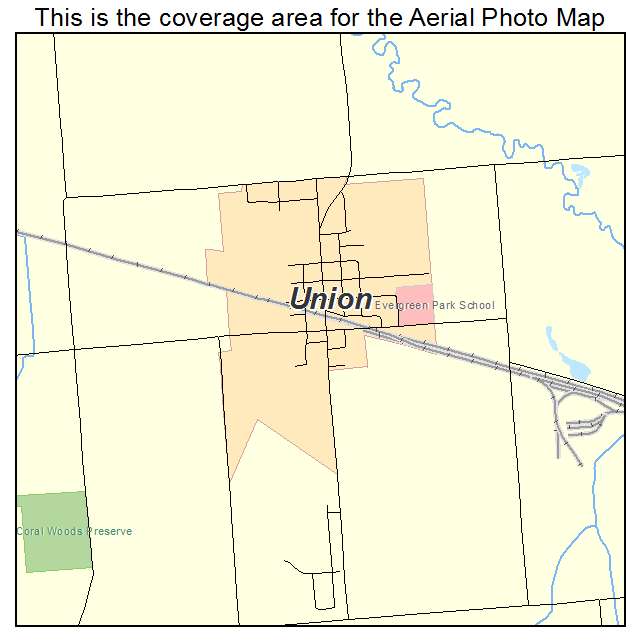 Union, IL location map 