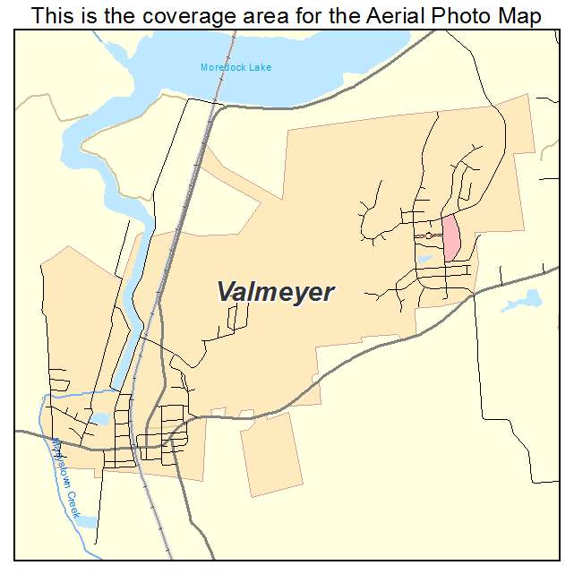 Valmeyer, IL location map 