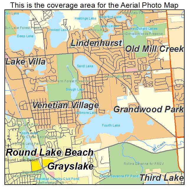 Venetian Village, IL location map 